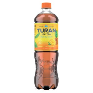 TURAN ice tea Черный чай со вкусом манго и ананаса 0,5