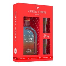 Водка Green Steppe Spring 0,5 Сувенирный набор